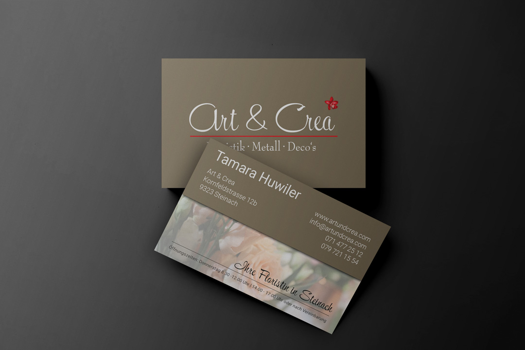 Visitenkarten Art & Crea AG